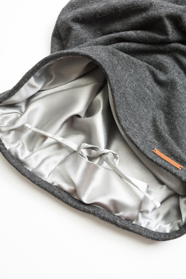 Gray Adjustable Slap | Satin-Lined Cap - Image 5