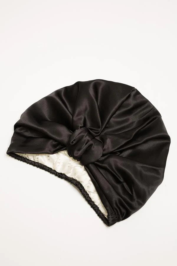 All Silk Turban - Black - Image 5