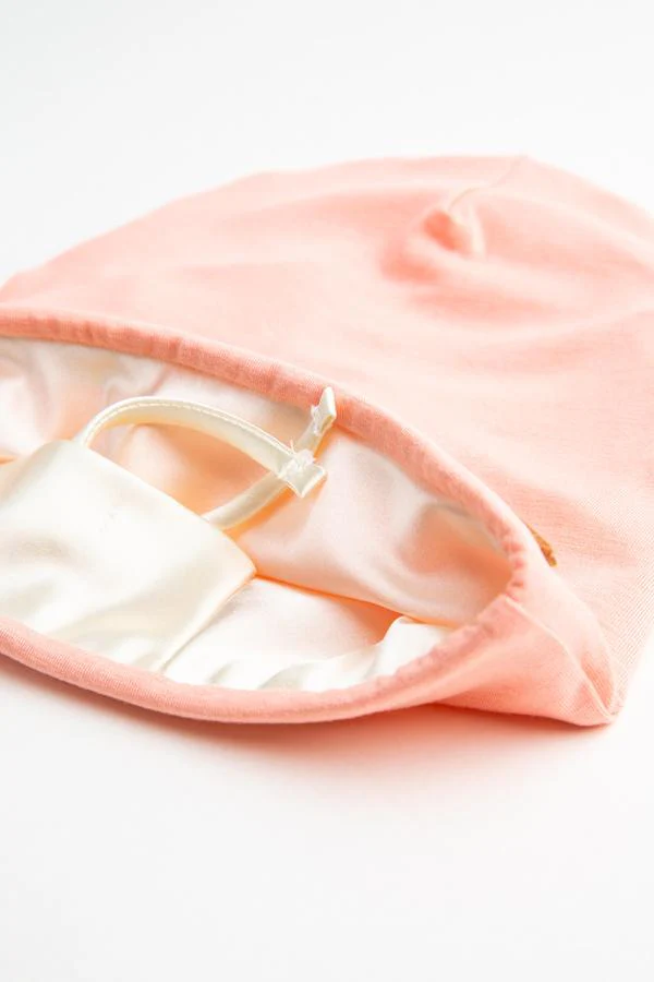 Coral Adjustable Slap | Satin-Lined Cap - Image 3