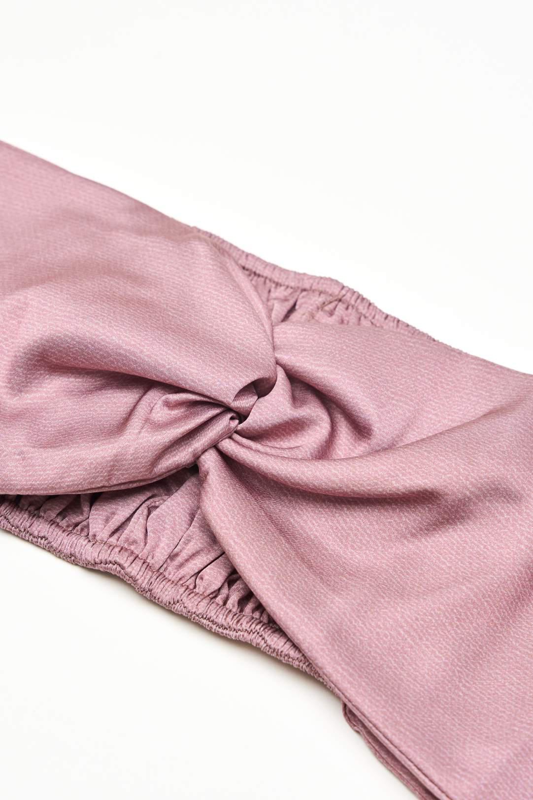 Speckled Blush Wrap-Style Headband - Image 7