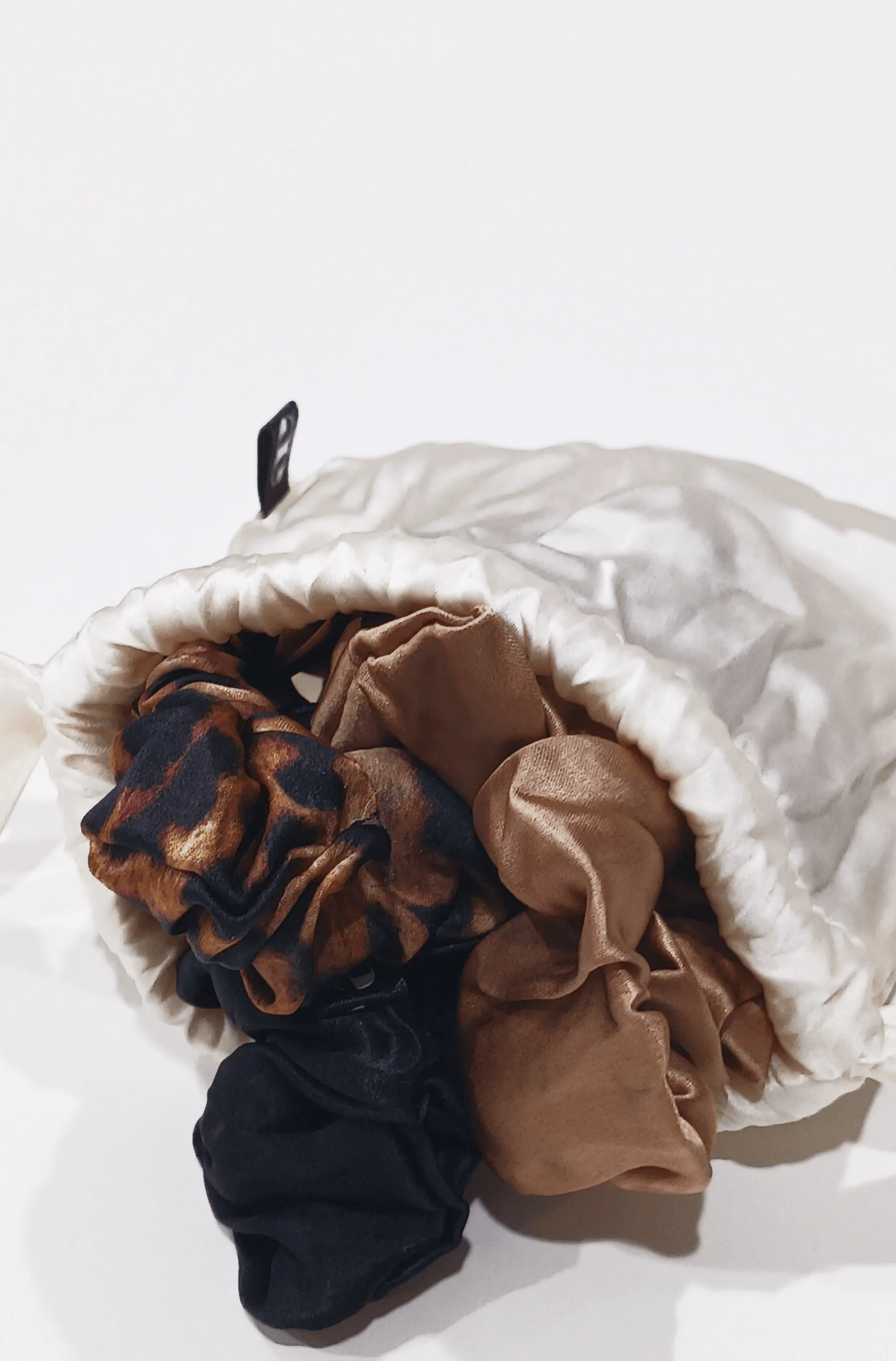 Thin Silk Scrunchie - 3 Pack - Image 4