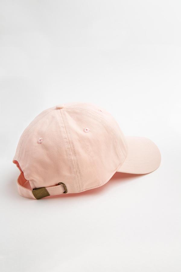 Pink Satin-Lined Baseball Hat - Image 3