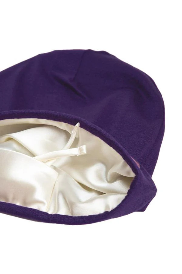 Purple Adjustable Slap | Satin-Lined Cap - Image 7