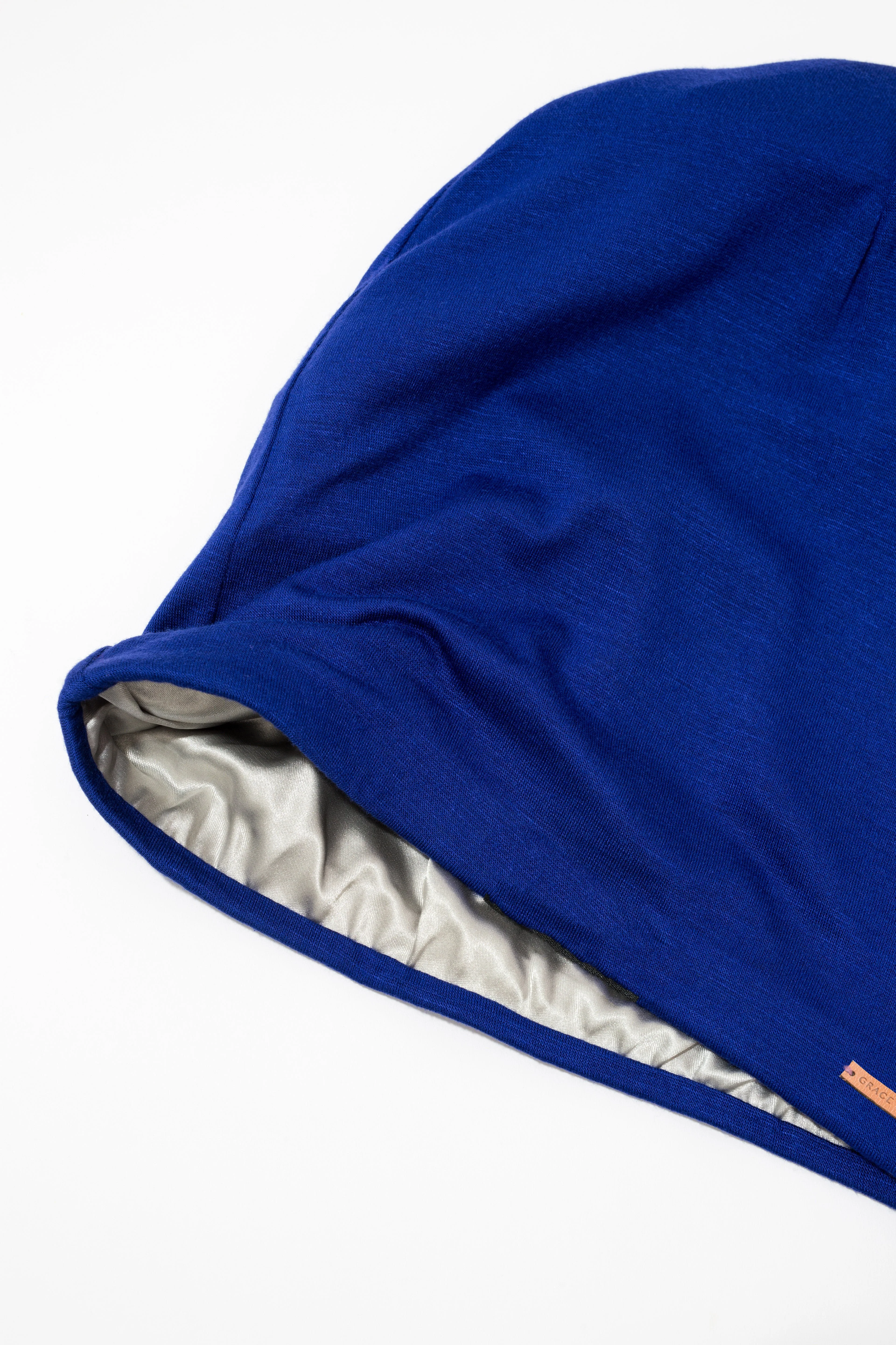 Royal Blue Adjustable Slap | Satin-Lined Cap - Image 4