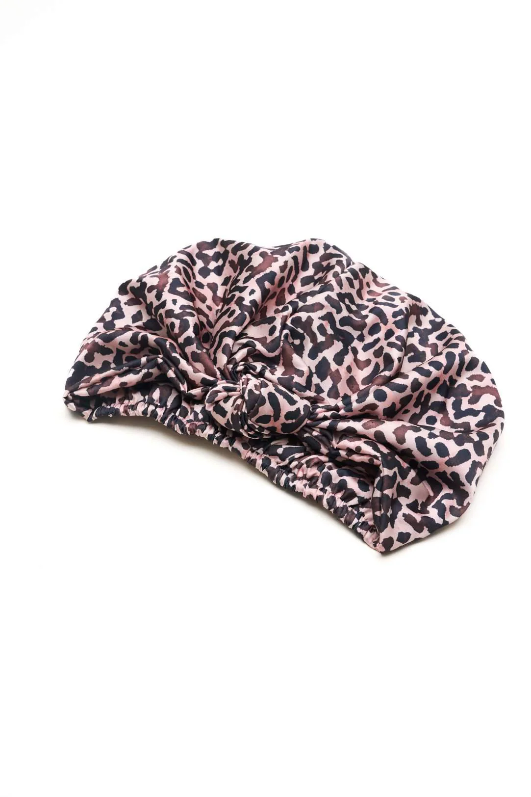 Spotted Print All-Satin Knot Turban - Image 3