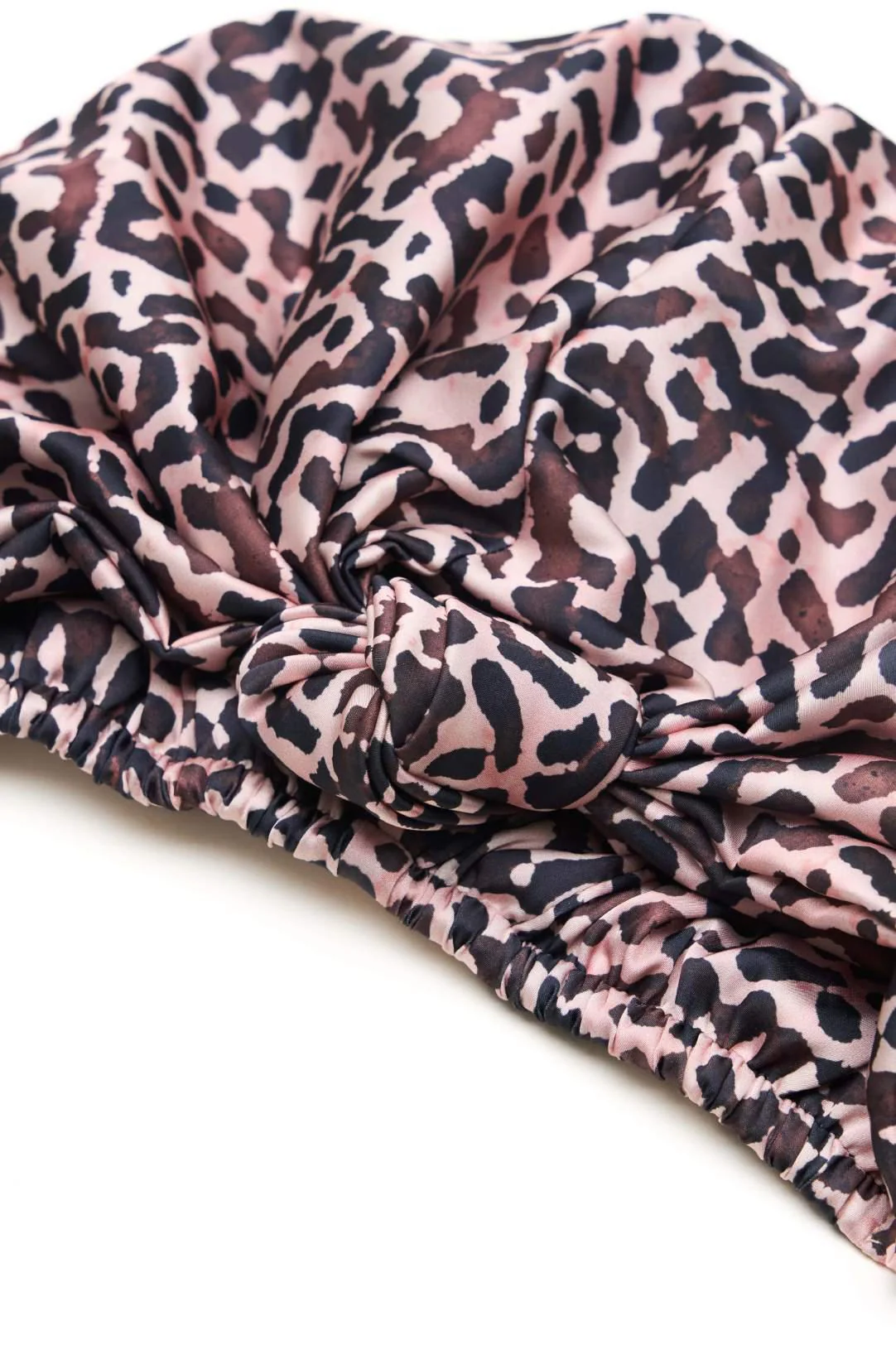 Spotted Print All-Satin Knot Turban - Image 4