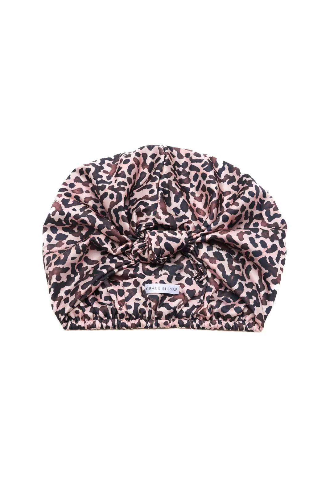 Spotted Print All-Satin Knot Turban - Image 5
