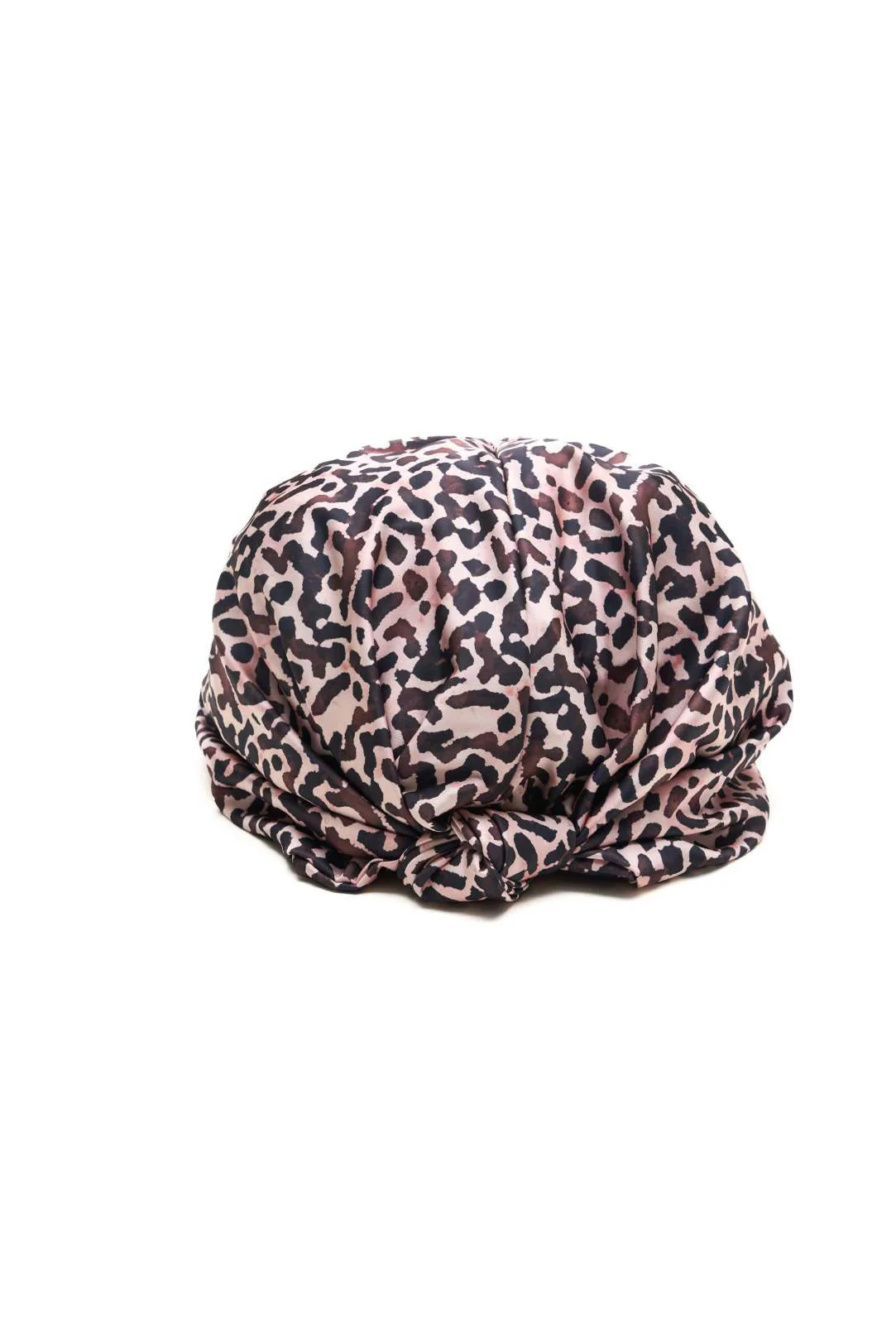 Spotted Print All-Satin Knot Turban - Image 6