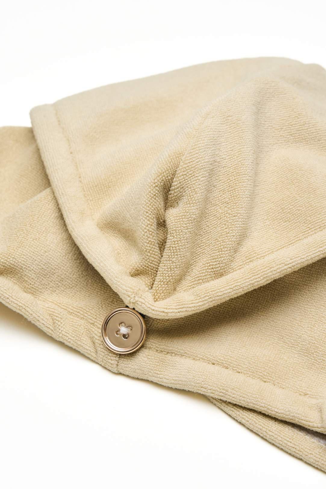 Micro Fiber Towel Turban - Walnut - Image 7