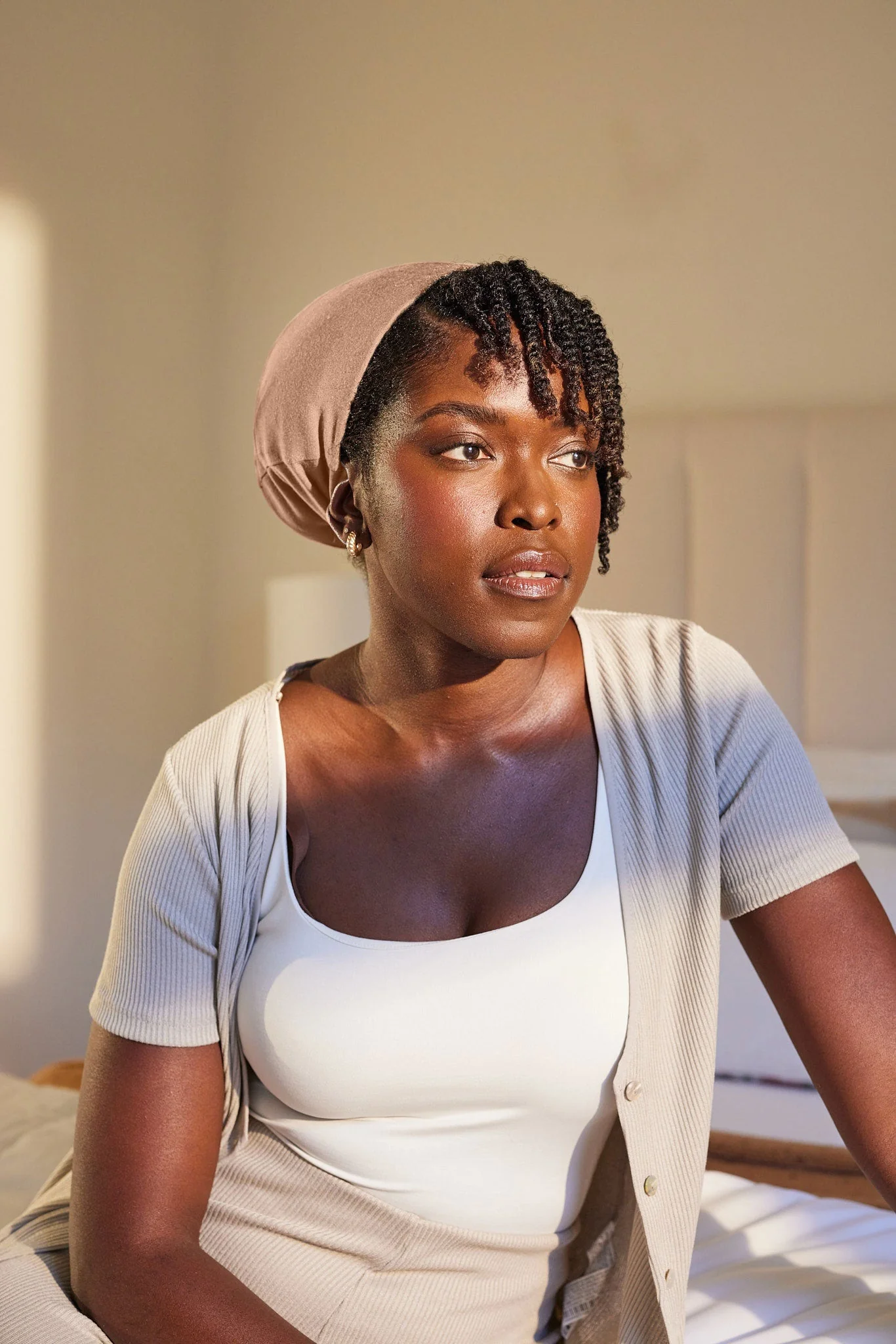 Walnut Adjustable Slap | Satin-Lined Cap - Image 3